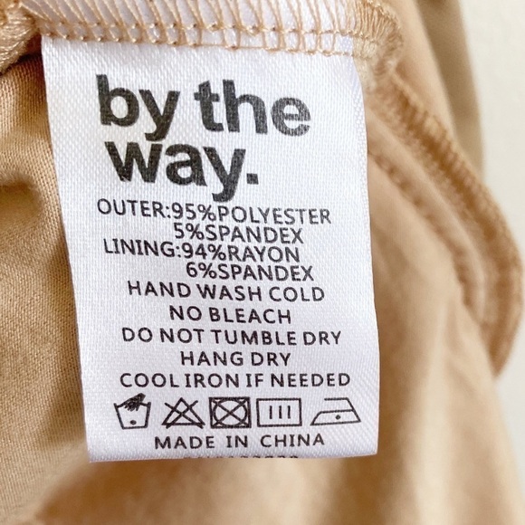 NWT BY THE WAY. Ivanna Ruched Strapless Dress - Picture 6 of 7